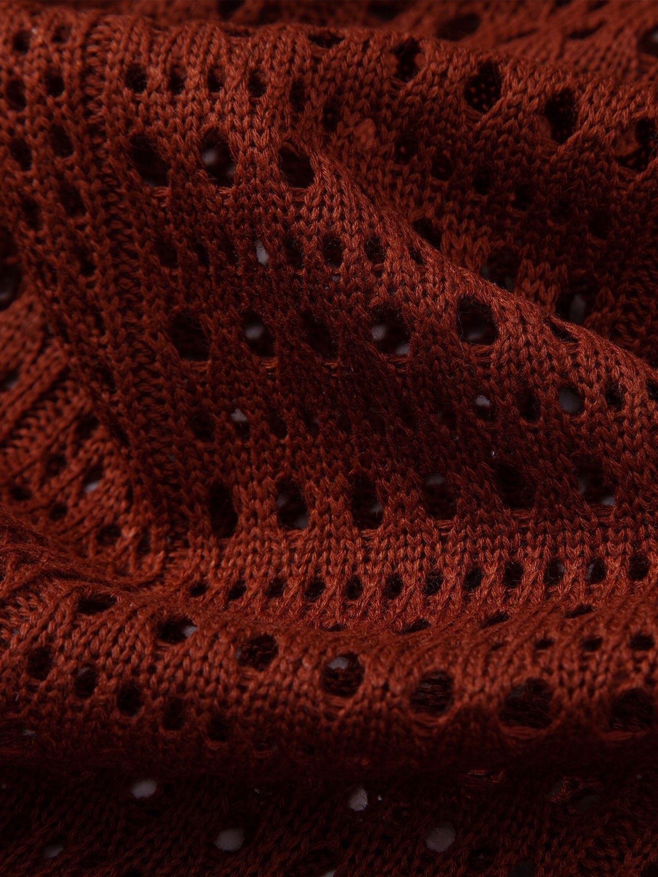 Crochet V Neck Polo Shirt & Straight Leg Linen Pants