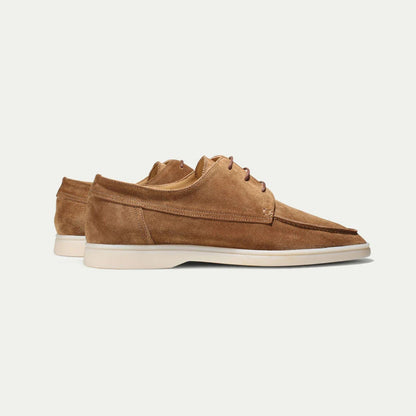 The Rive Droite Boat Loafers Beige