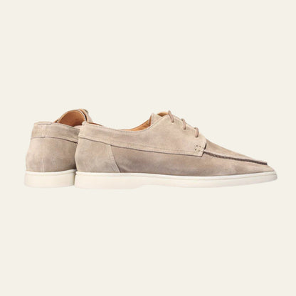 The Rive Droite Boat Loafers Light Grey
